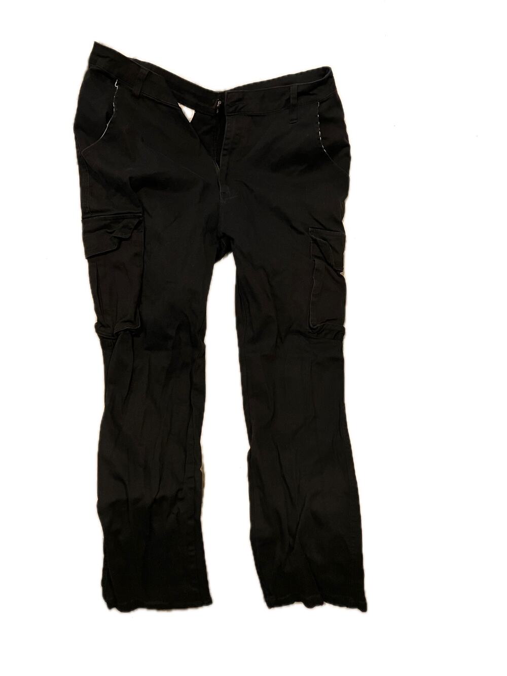 Blue Rock Black Cargo Chino Pants Mens 38x28